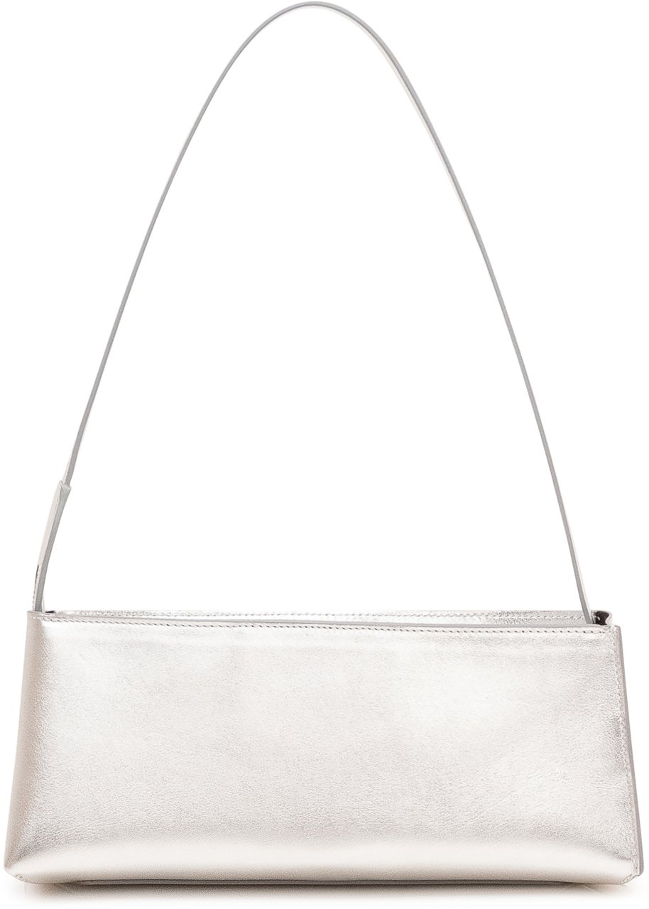 Marni Borsa Museo Baguette con Manico Zilver