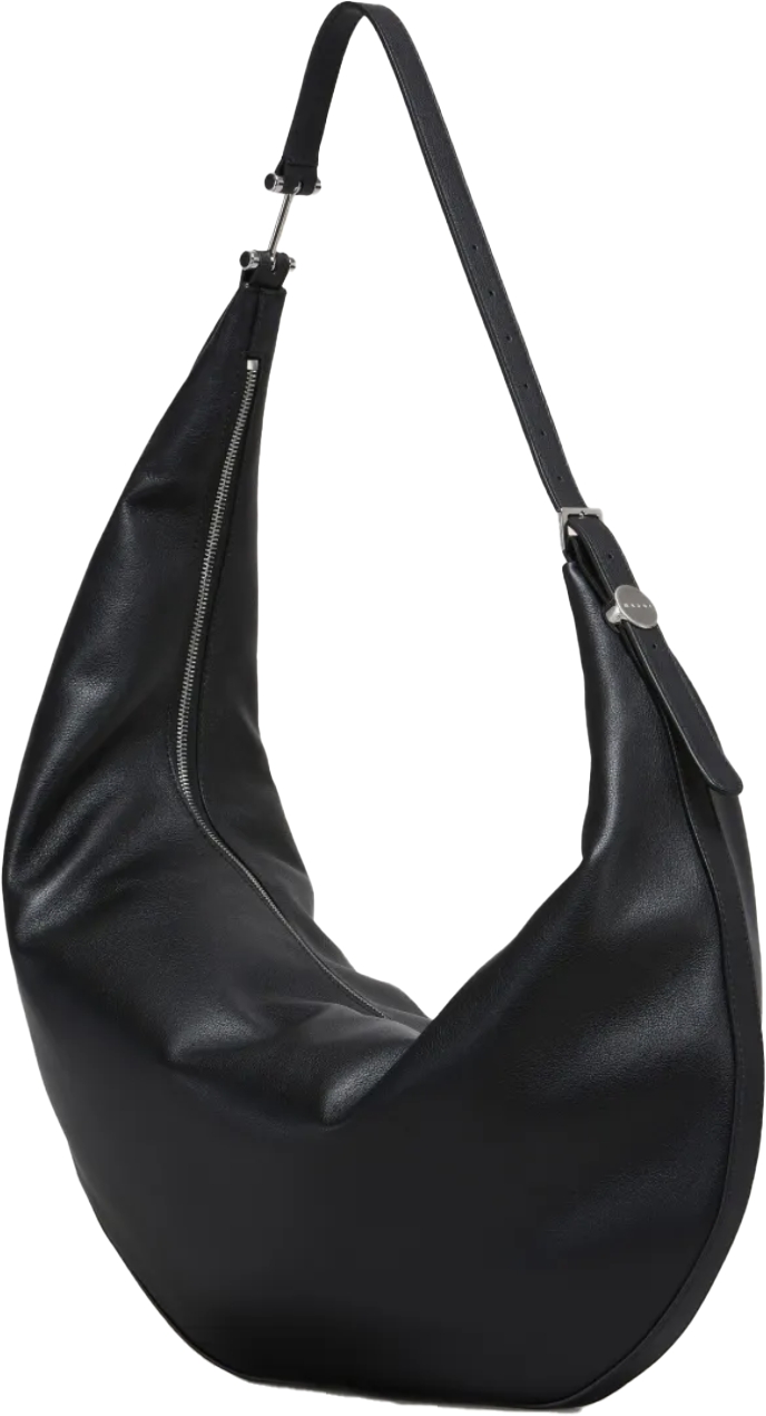 Marni Hobo Medium Bag Black Zwart