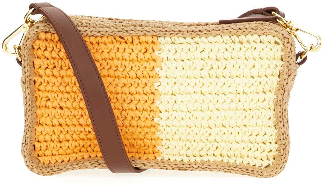 Marni Marni Multicolor raffia crossbody bag Divers
