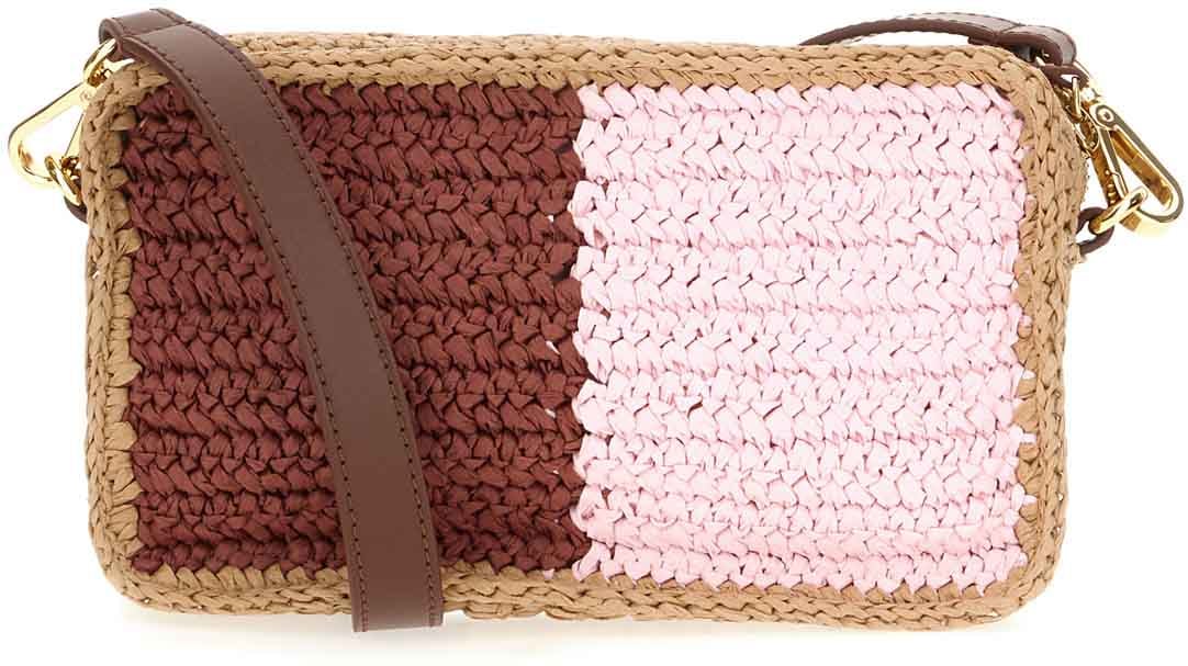 Marni Marni Multicolor raffia crossbody bag Divers
