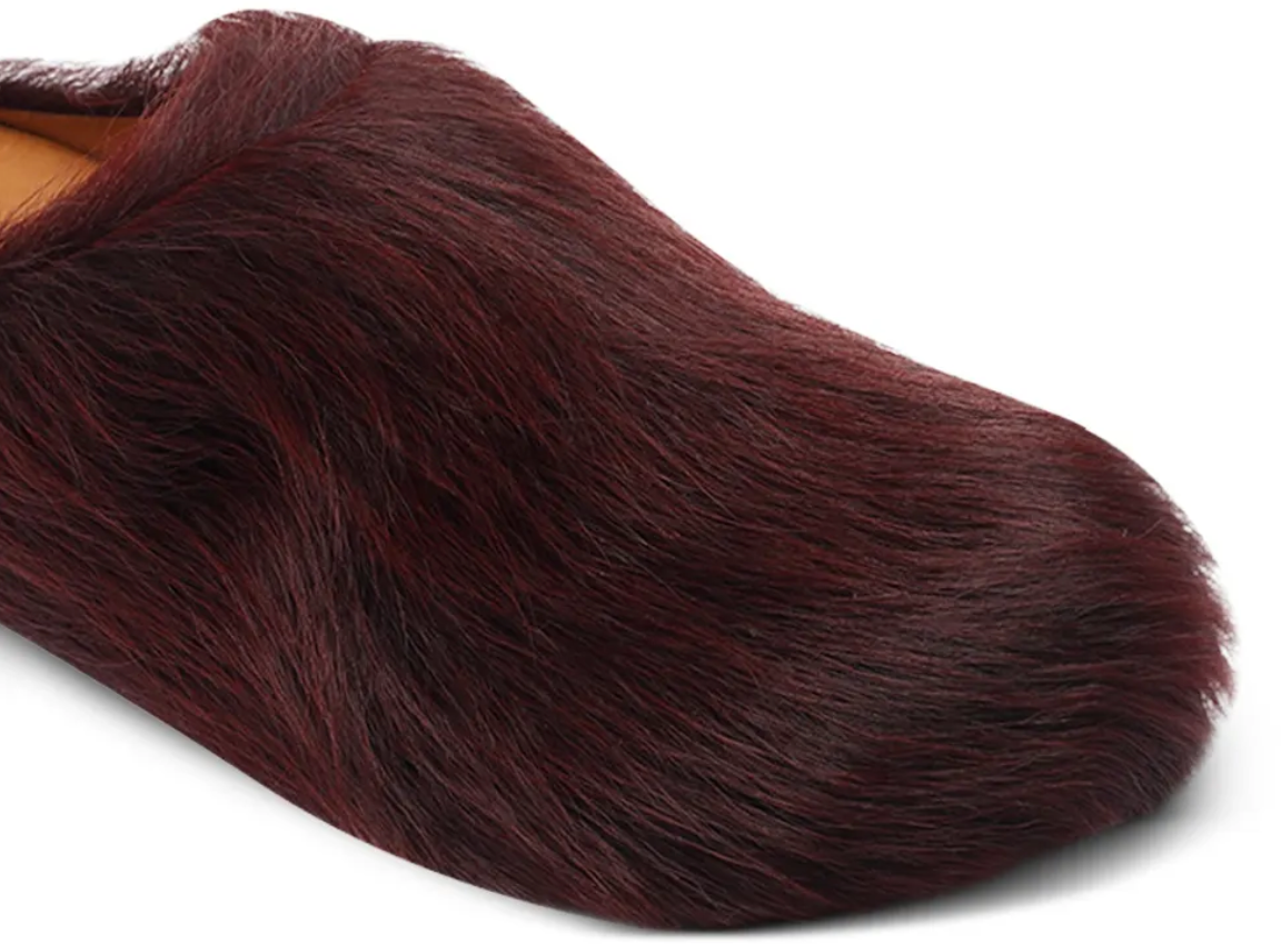Marni Fussbett Sabot Burgundy Rood