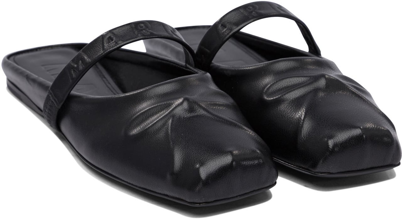 Marni "Little Bow" ballet flats sabot Zwart