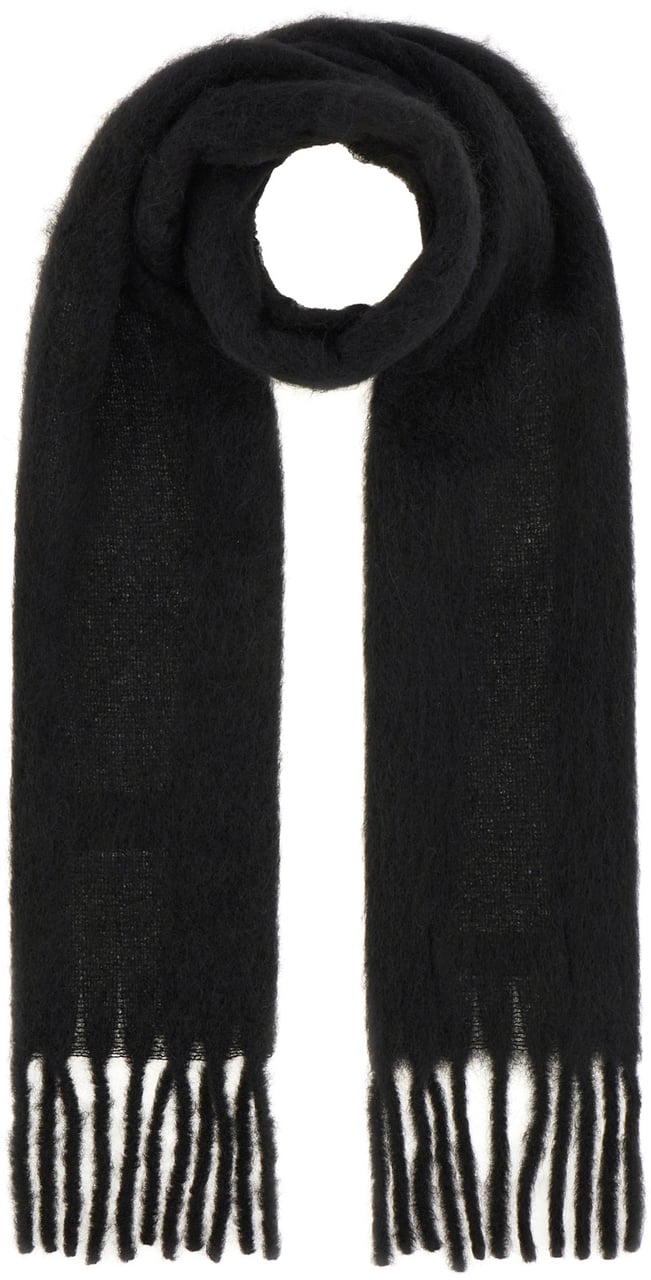 Marni Marni Black wool blend scarf Zwart
