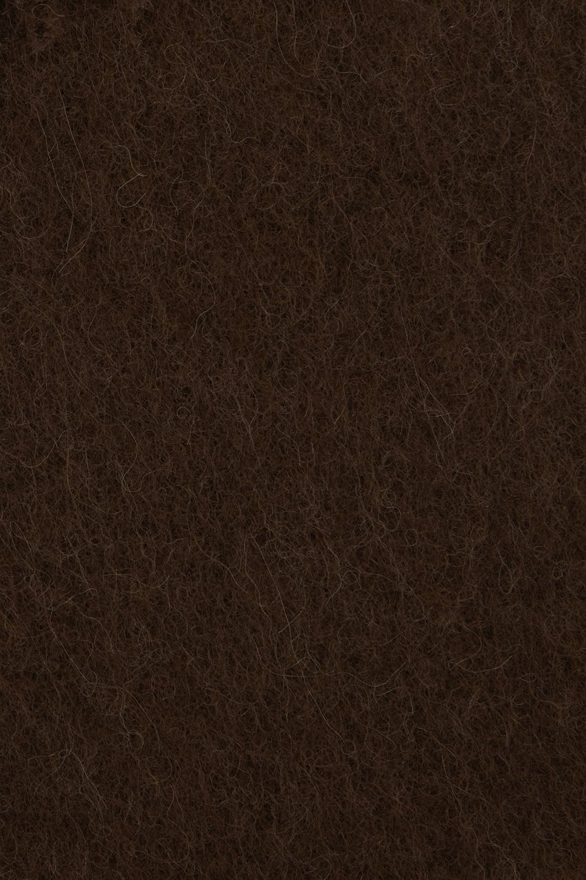 Marni Brown alpaca blend scarf Bruin