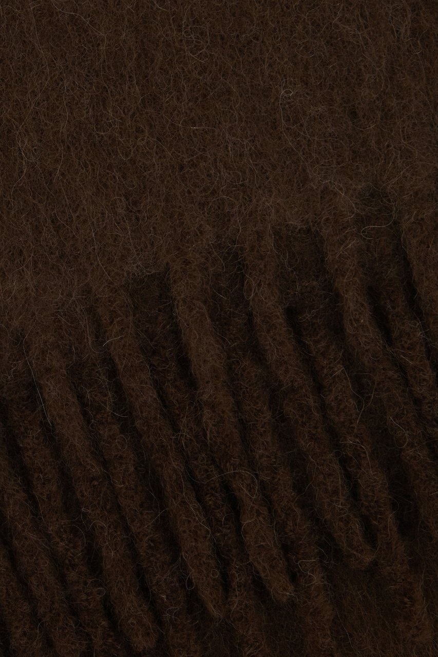 Marni Brown alpaca blend scarf Bruin