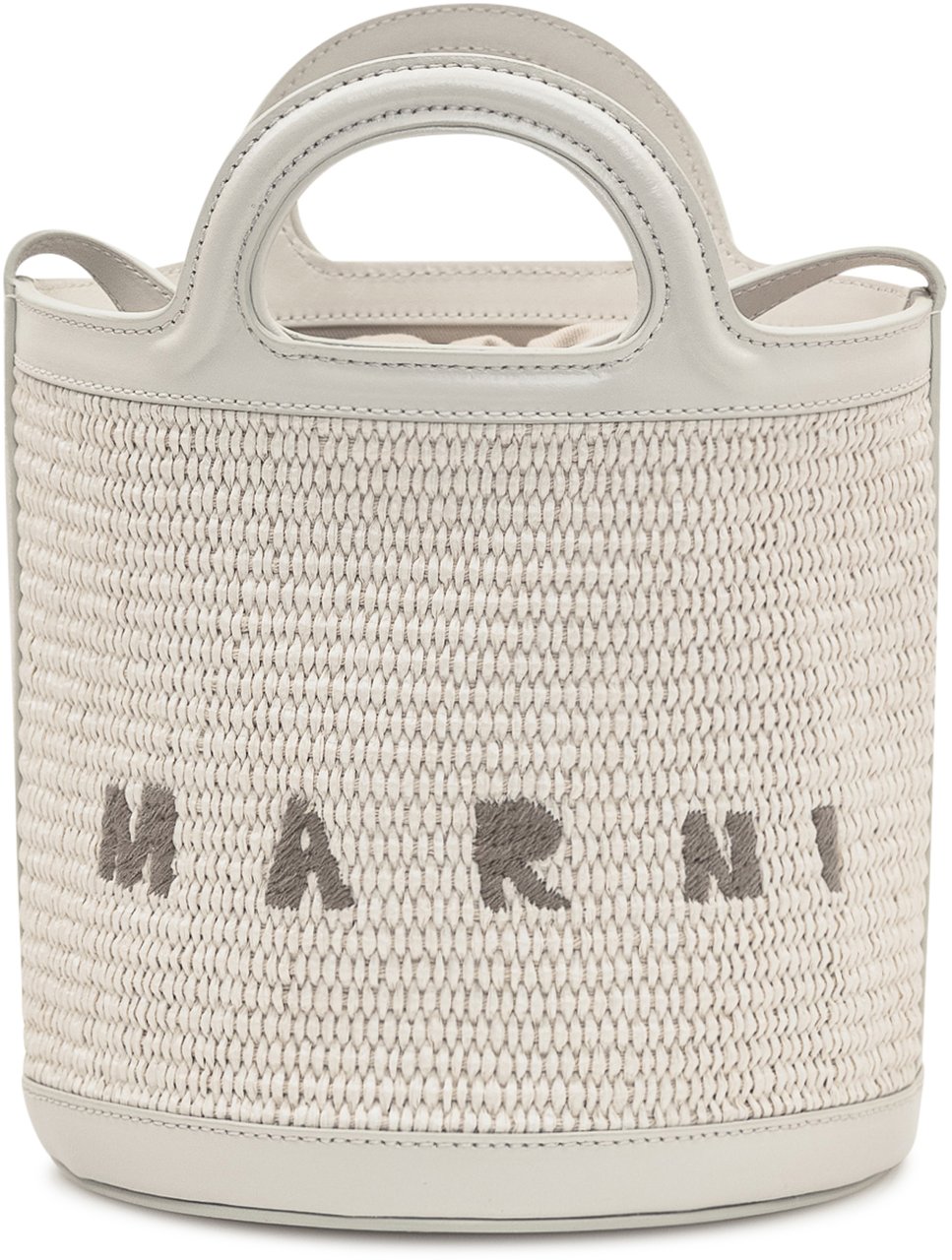 Marni Mini Secchiello Tropicalia Beige
