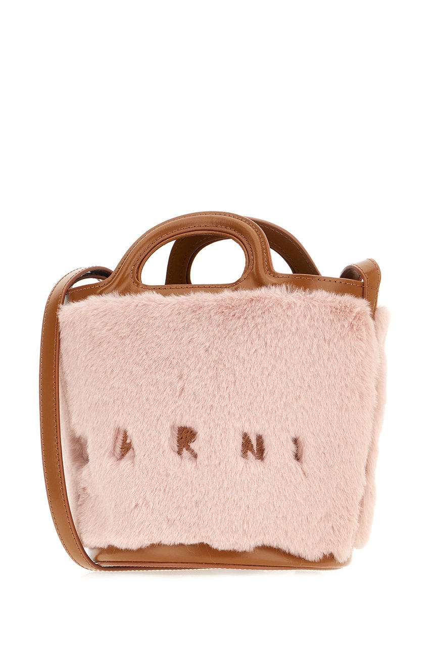 Marni Marni Pink eco fur handbag Roze