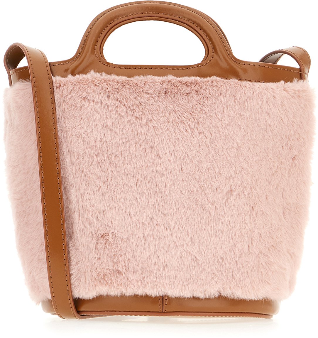 Marni Marni Pink eco fur handbag Roze