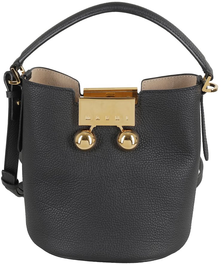 Marni Bucket Trunkaroo Bag Zwart