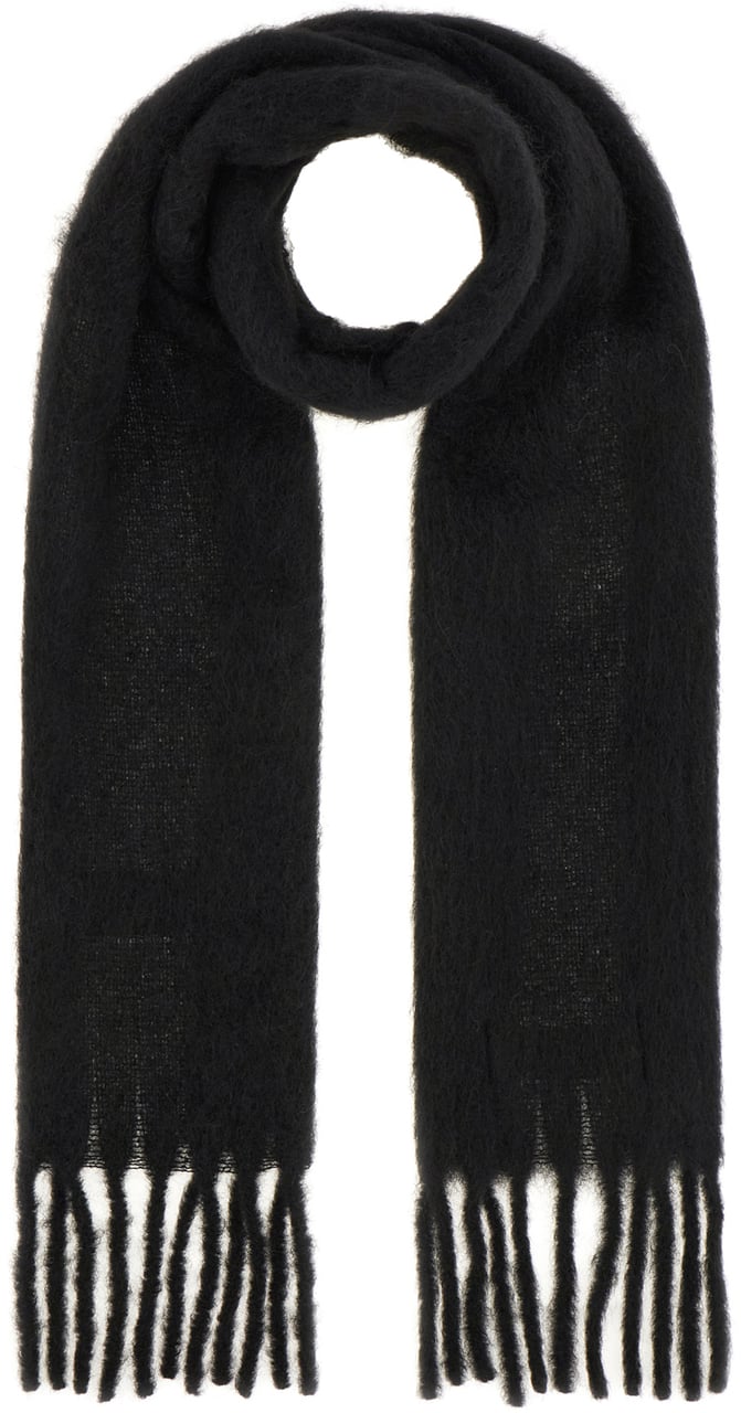 Marni Marni Black wool blend scarf Zwart