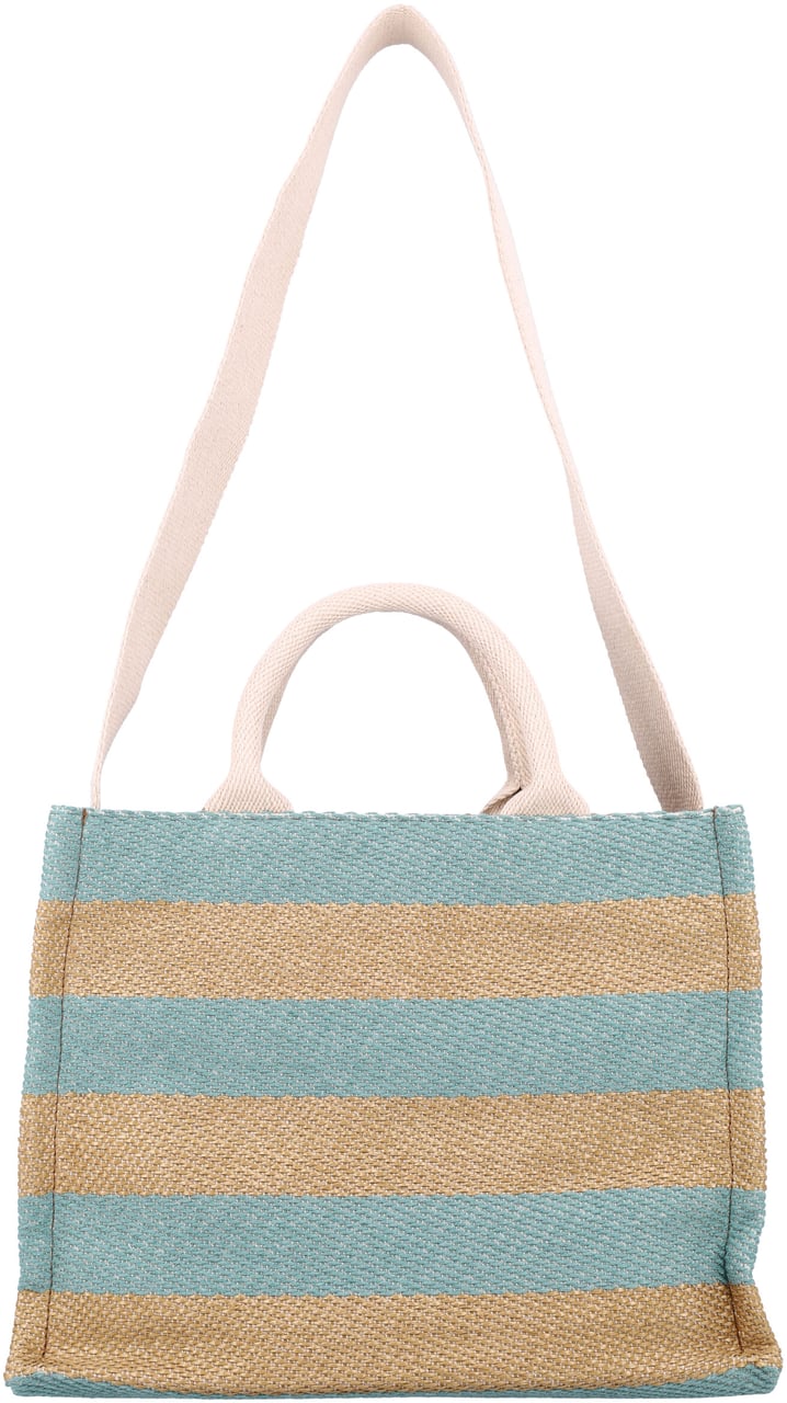 Marni Small Basket Tote Raw Sienna Pale Mint Divers