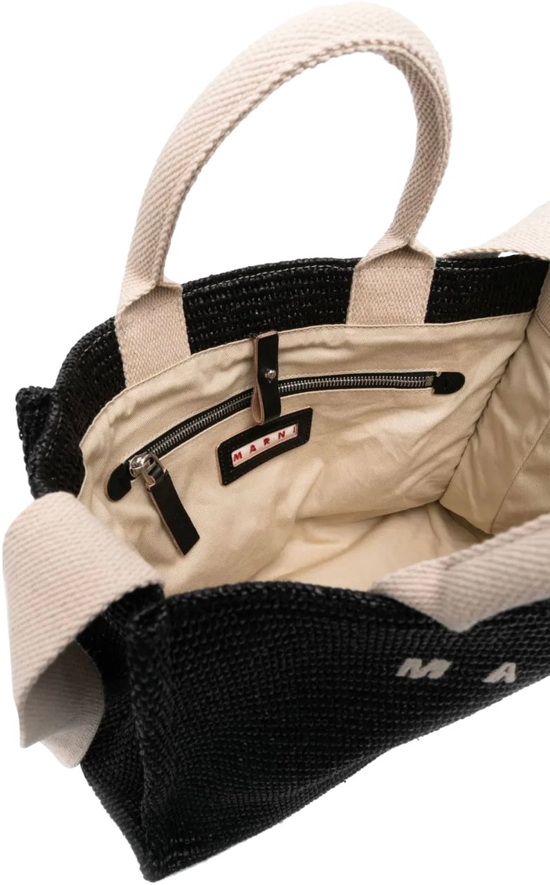 Marni Small Basket Black Zwart