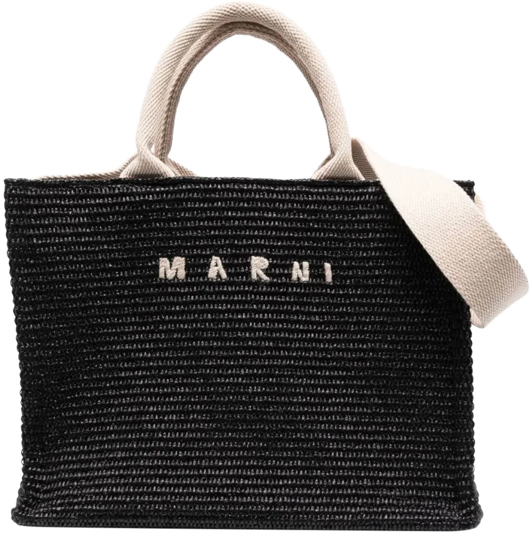 Marni Small Basket Black Zwart