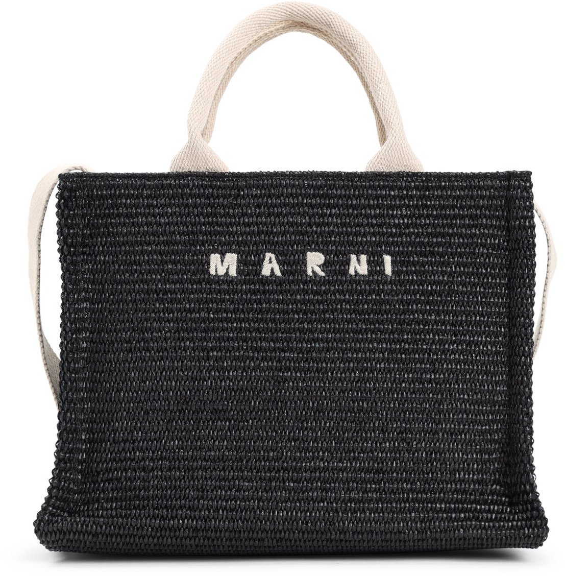 Marni Marni Raffia East-West Tote Bag Divers