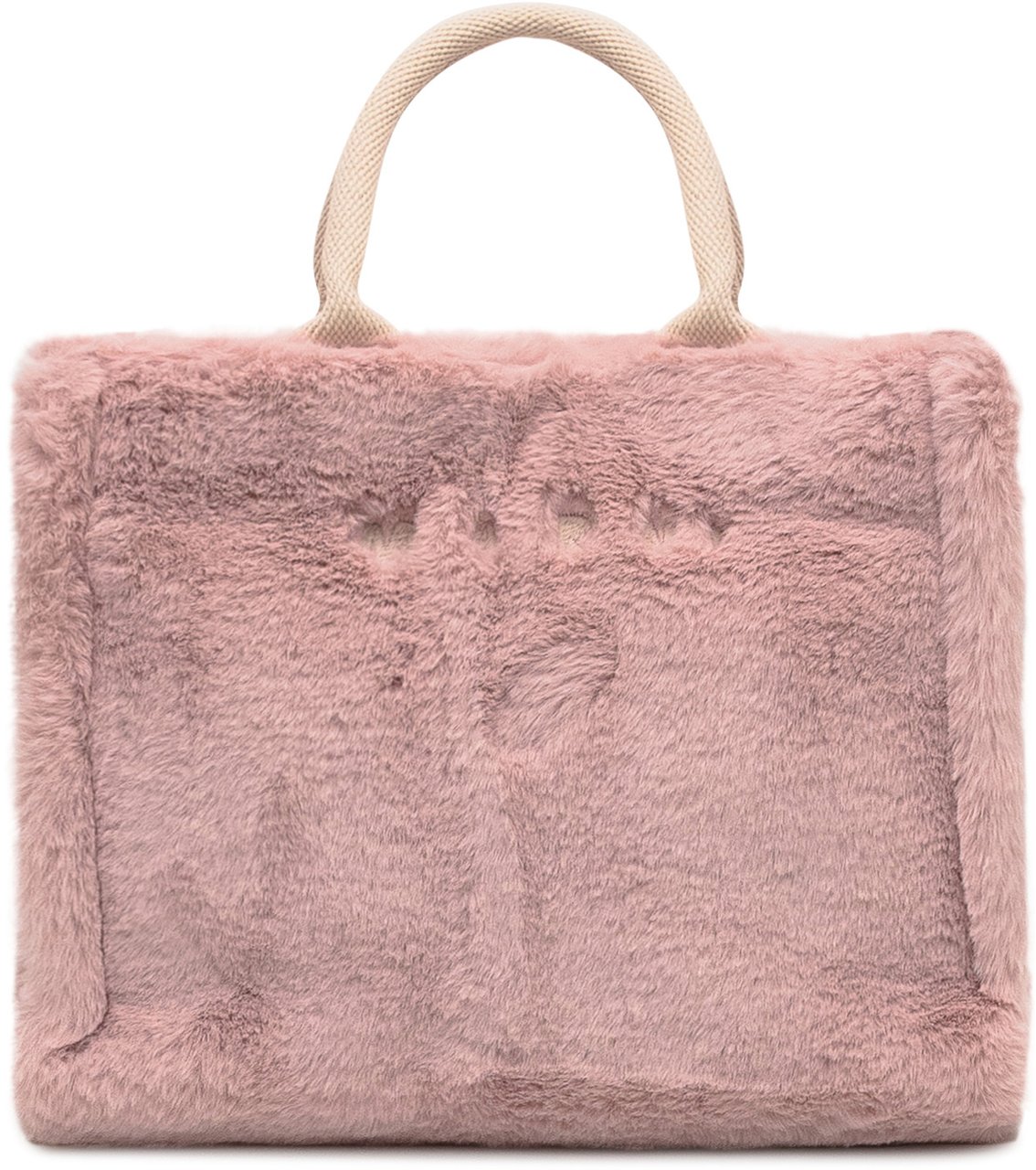 Marni Borsa Marni in eco pelliccia rosa Roze