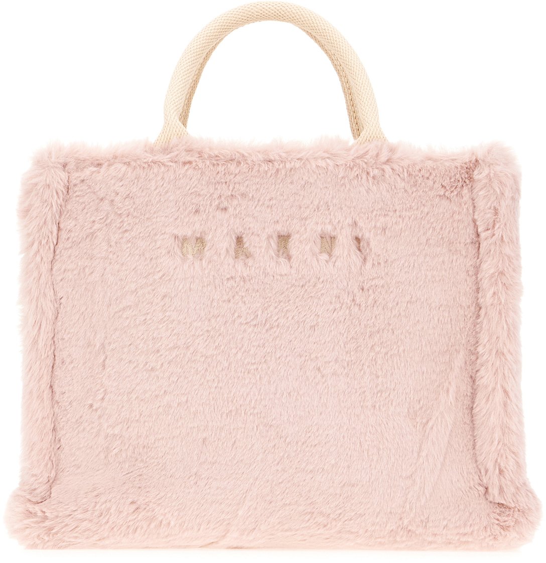 Marni Marni Pink eco fur handbag Roze