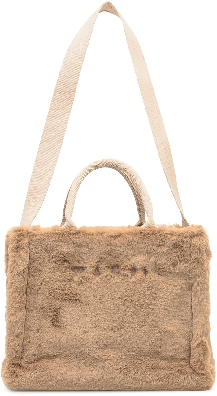 Marni Marni Beige eco fur handbag Beige