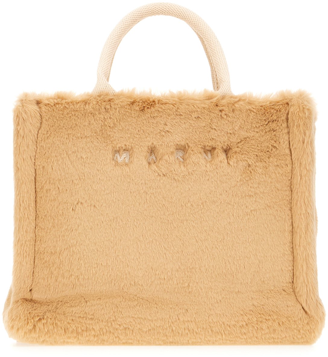 Marni Marni Beige eco fur handbag Beige