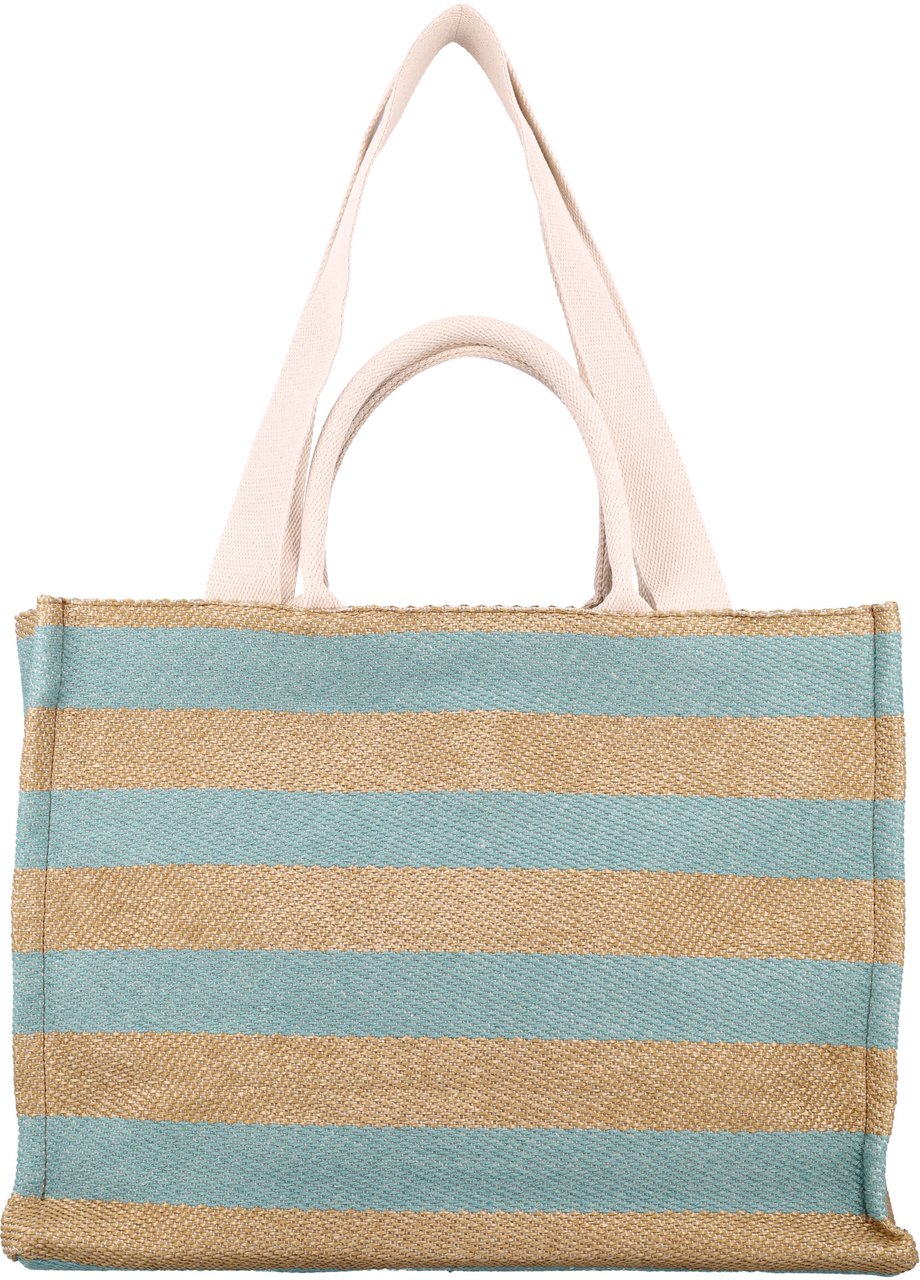 Marni Medium Basket Tote Raw Sienna Pale Mint Divers
