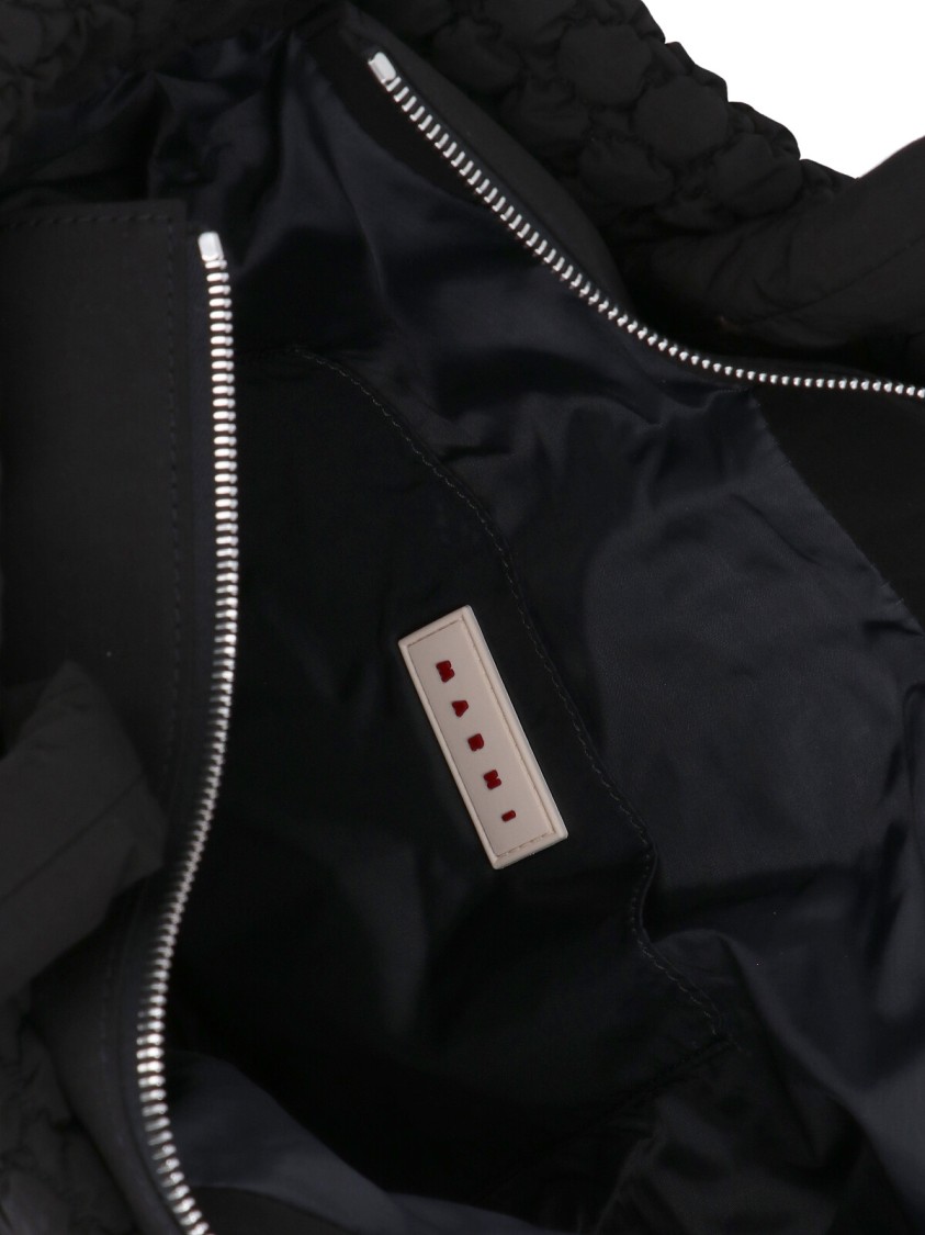Marni "Puff" Tote Bag Black Zwart