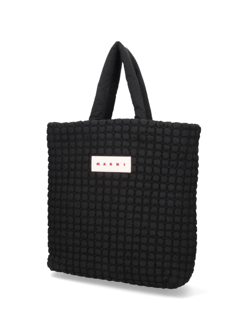 Marni "Puff" Tote Bag Black Zwart