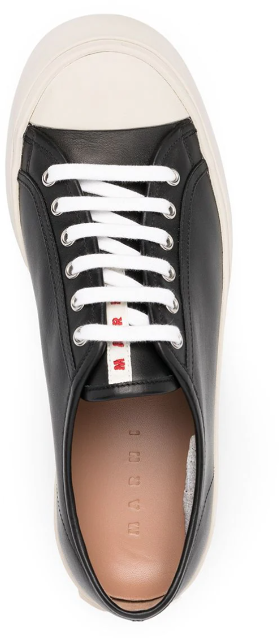 Marni Pablo Lace-up Sneaker Black Zwart