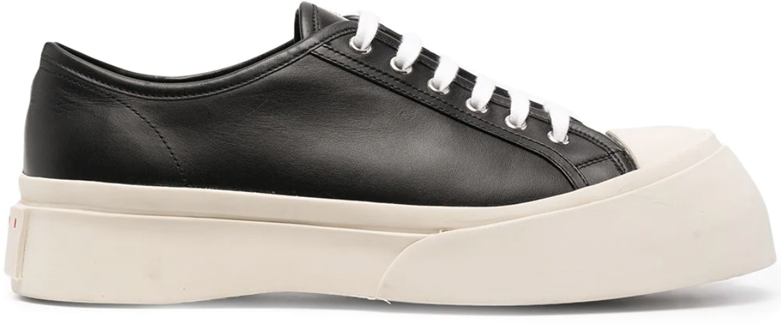 Marni Pablo Lace-up Sneaker Black Zwart