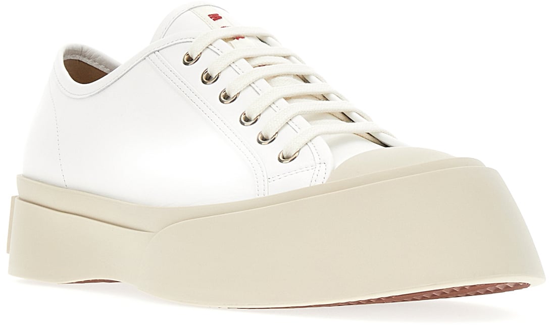 Marni Marni White nappa leather Pablo sneakers Wit