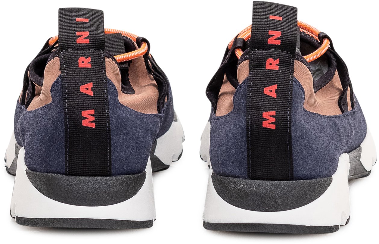 Marni Running sneaker stringata Navy