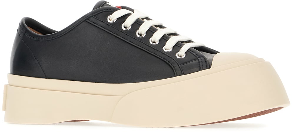 Marni Marni Black nappa leather Pablo sneakers Zwart