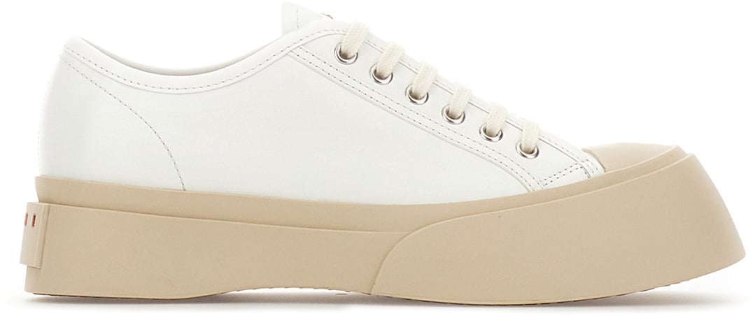 Marni Marni White nappa leather Pablo sneakers Wit