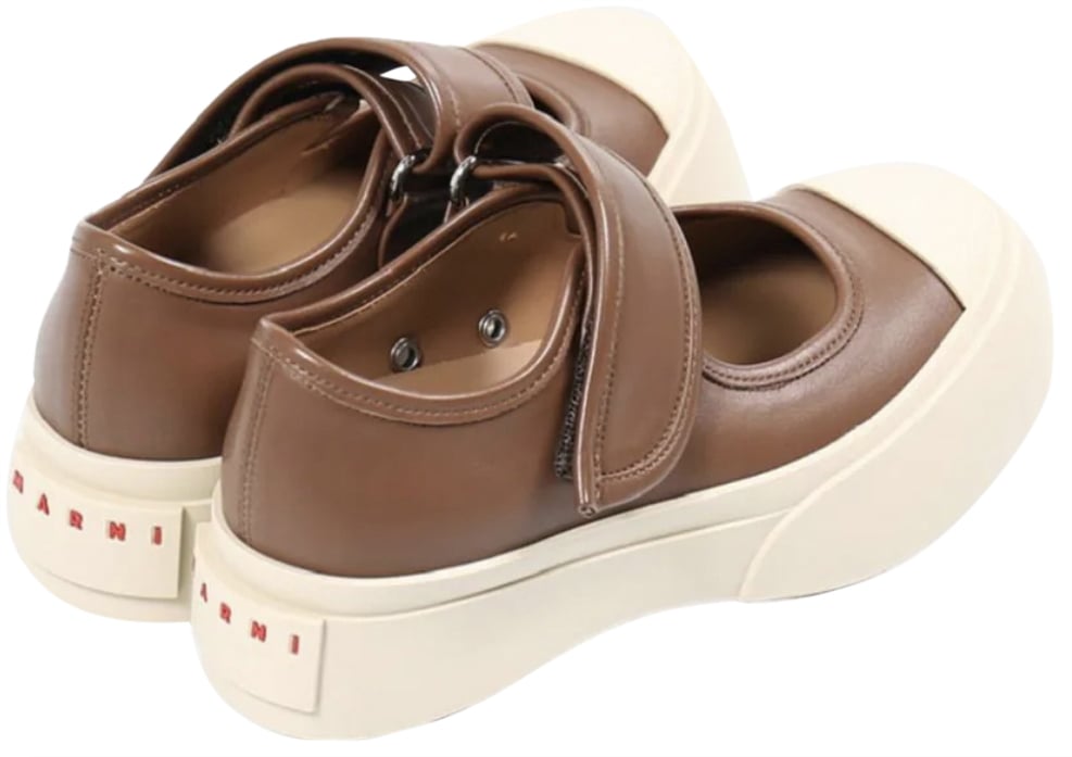 Marni Mary Jane Sandals Cigar Beige