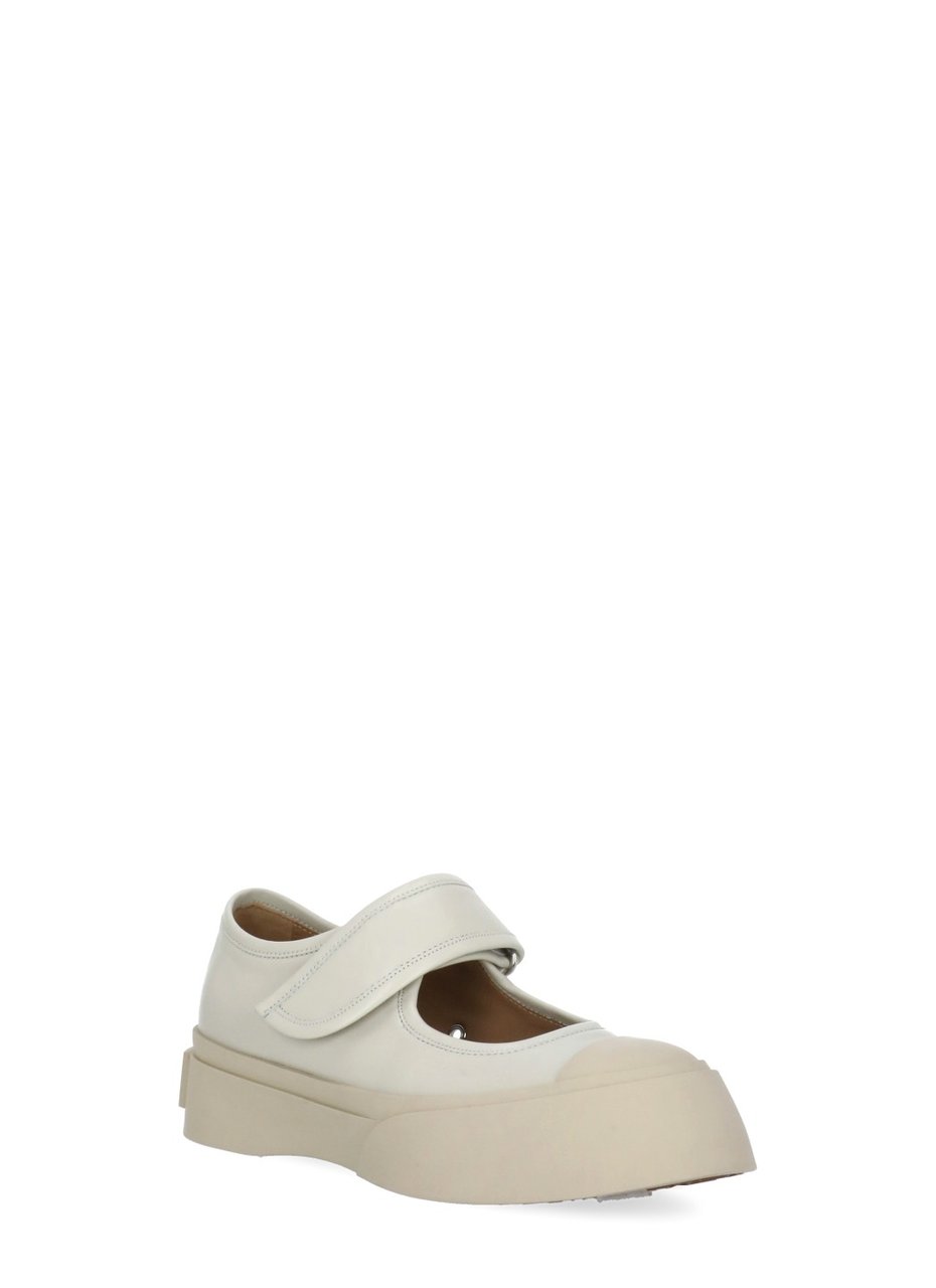 Marni Flat Shoes Ivory Wit