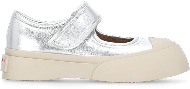 Marni Sneakers Silver Zilver