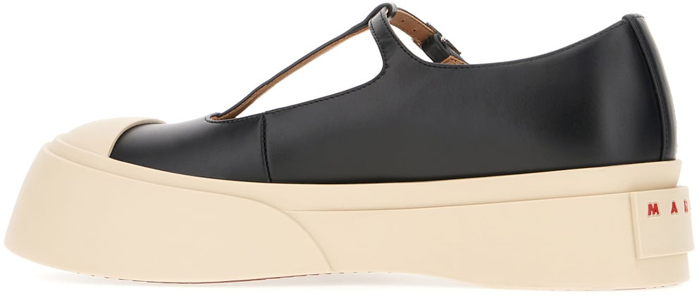Marni Marni Black leather Mary ballerinas Zwart