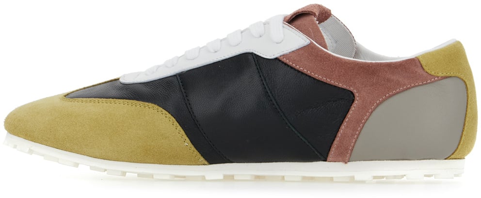 Marni Marni Multicolor suede and leather sneakers Divers