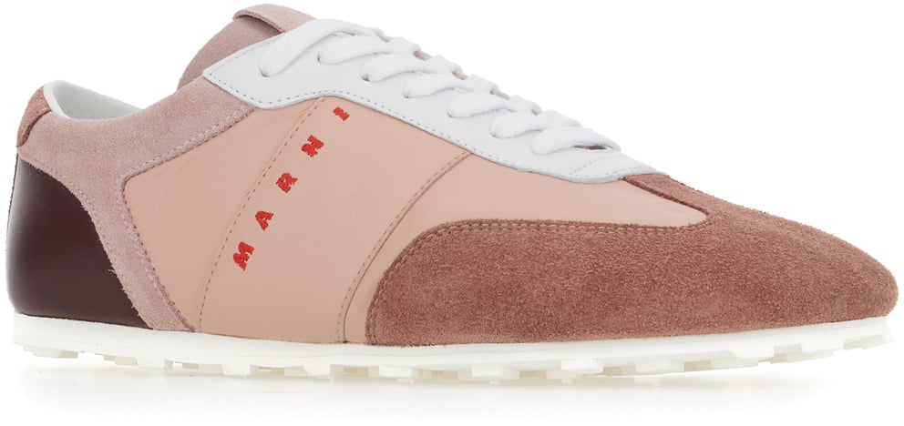 Marni Marni Multicolor suede and leather sneakers Divers