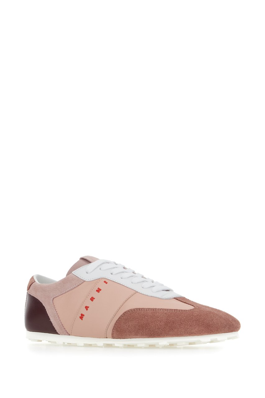 Marni Marni Multicolor suede and leather sneakers Divers