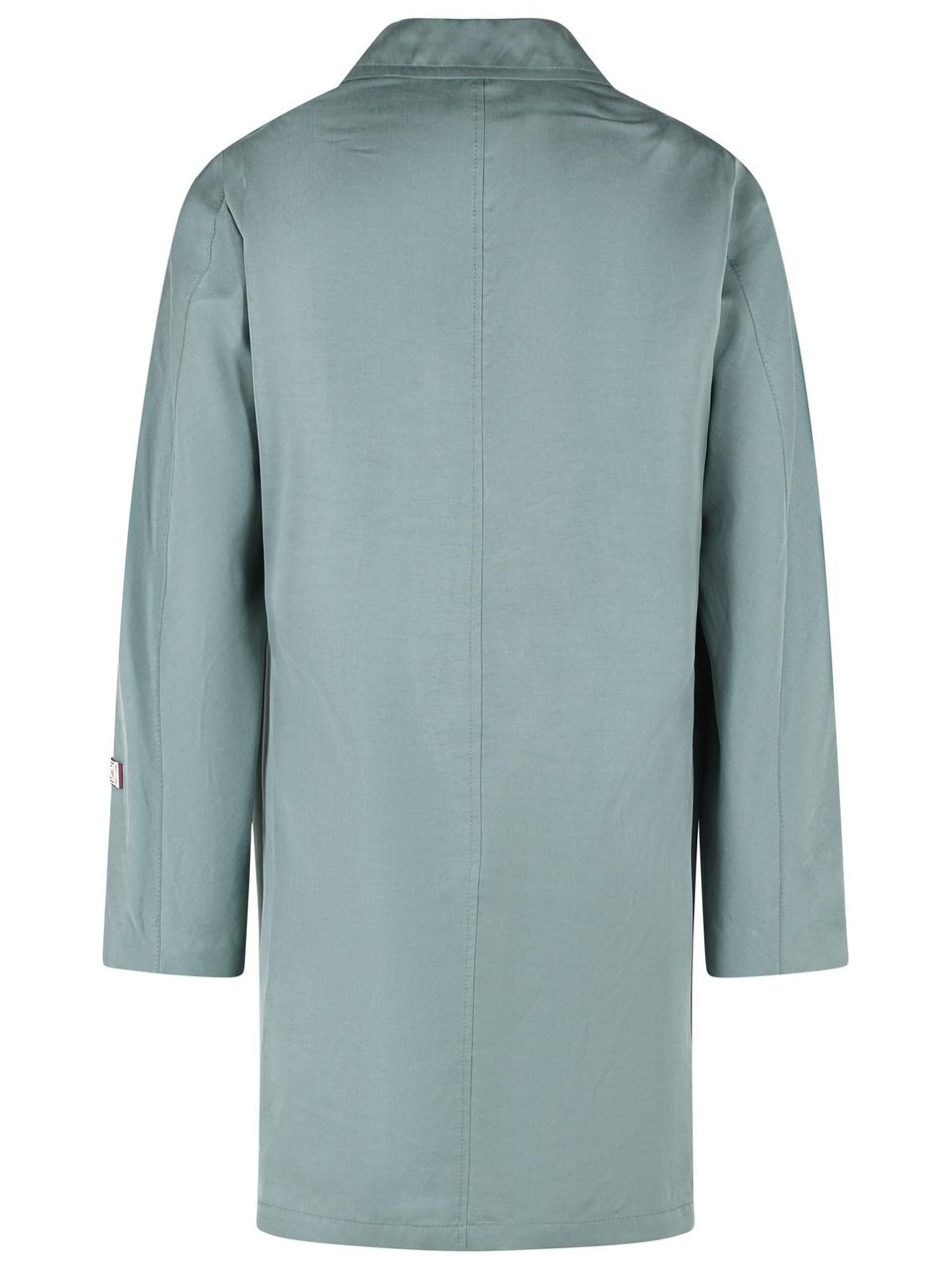 Marni Green 'Lyocell' Trench Coat Grijs