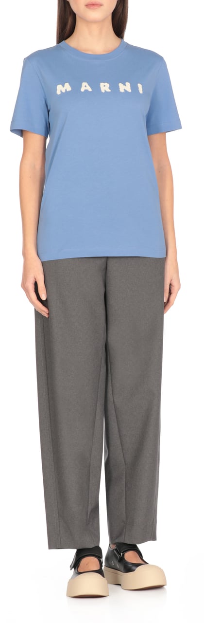 Marni T-Shirts And Polos Blue Blauw