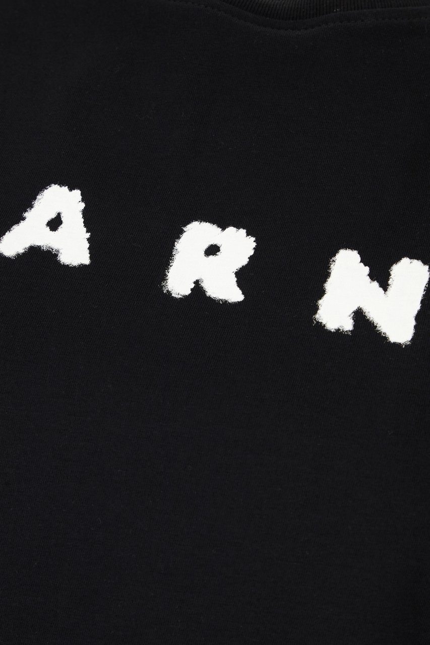 Marni Marni Black cotton t-shirt Zwart