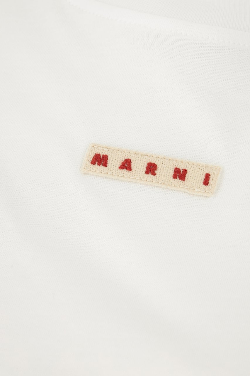 Marni Marni White cotton t-shirt Wit