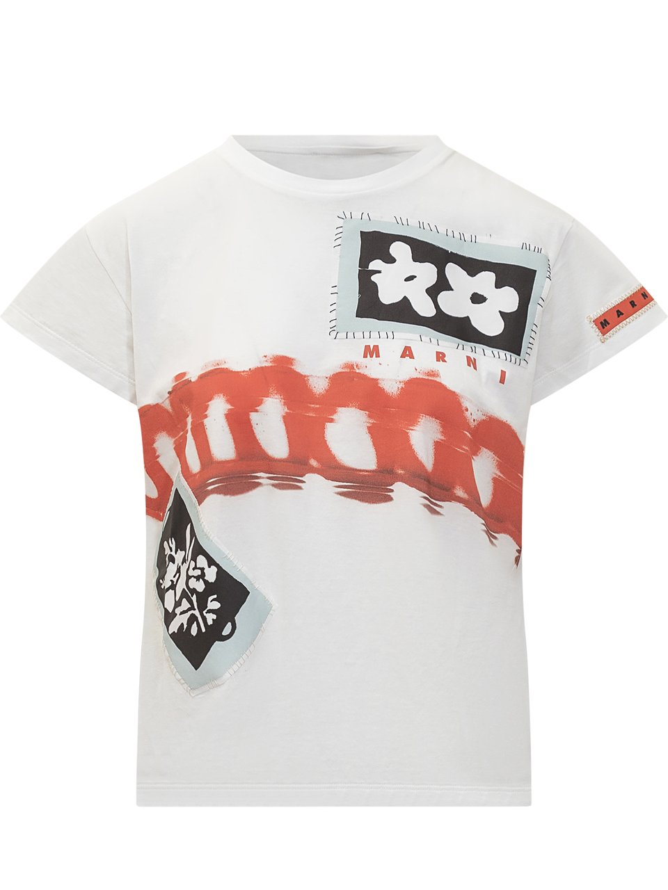 Marni T-shirt Marni bianca con stampa Divers