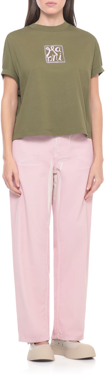 Marni T-Shirts And Polos Green Groen