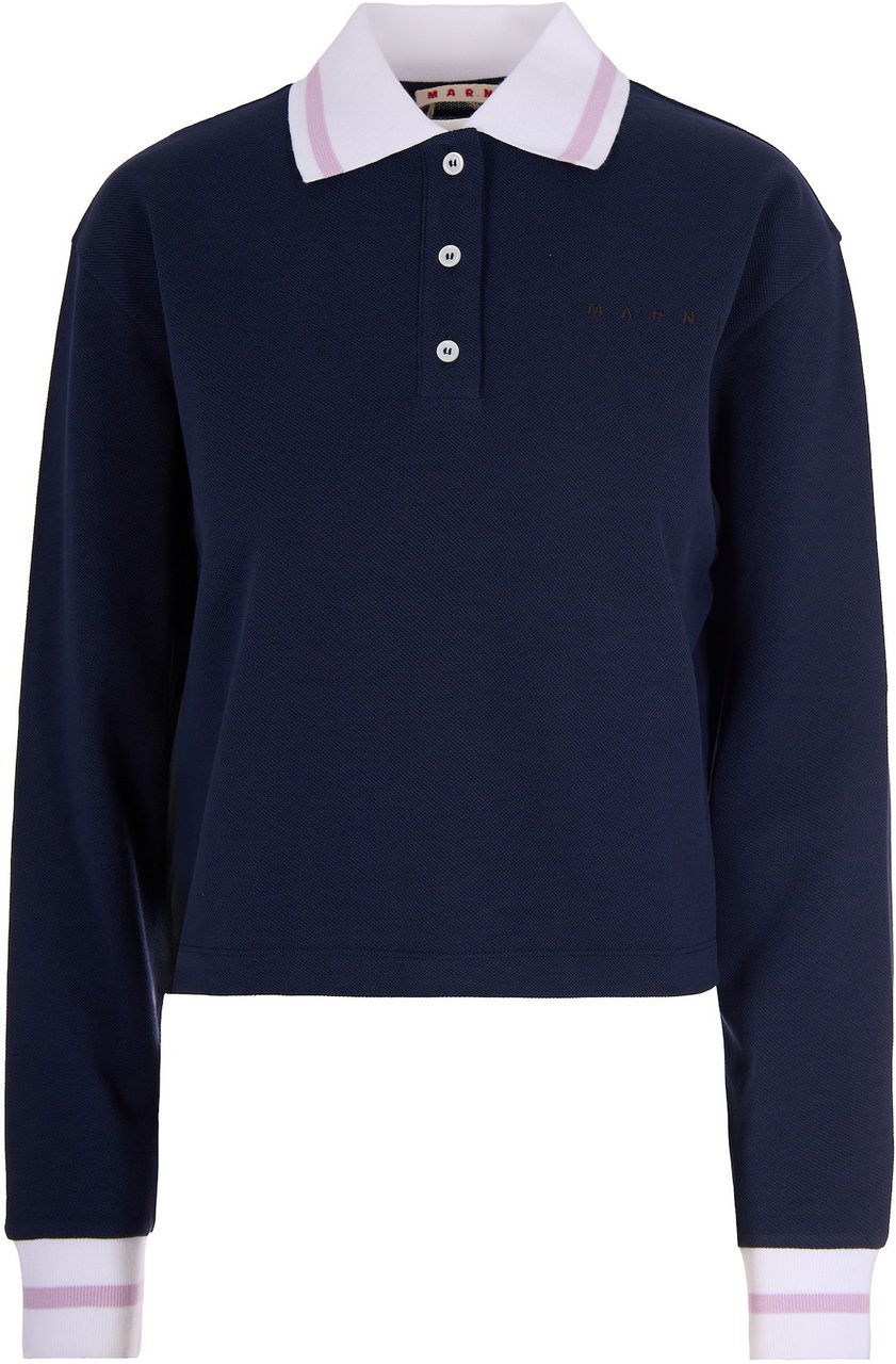 Marni T-Shirts And Polos Blublack Blauw