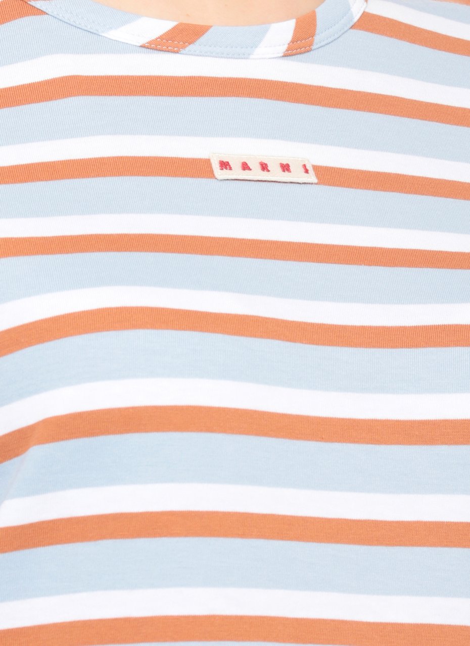 Marni T-Shirts And Polos Light Blue Lichtblauw