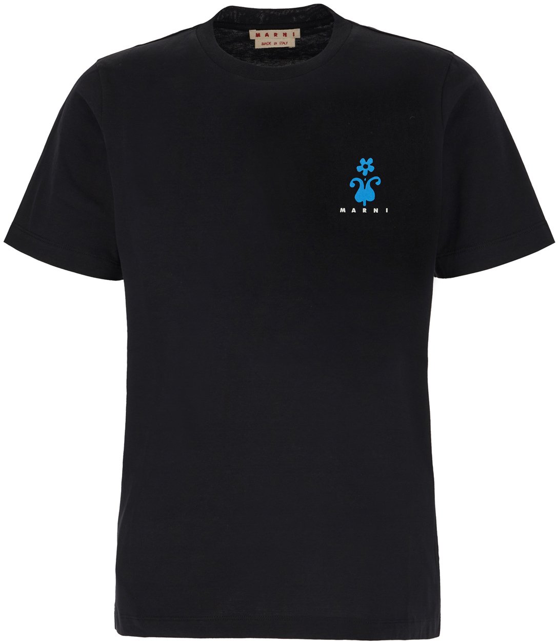 Marni Black cotton t-shirt Zwart