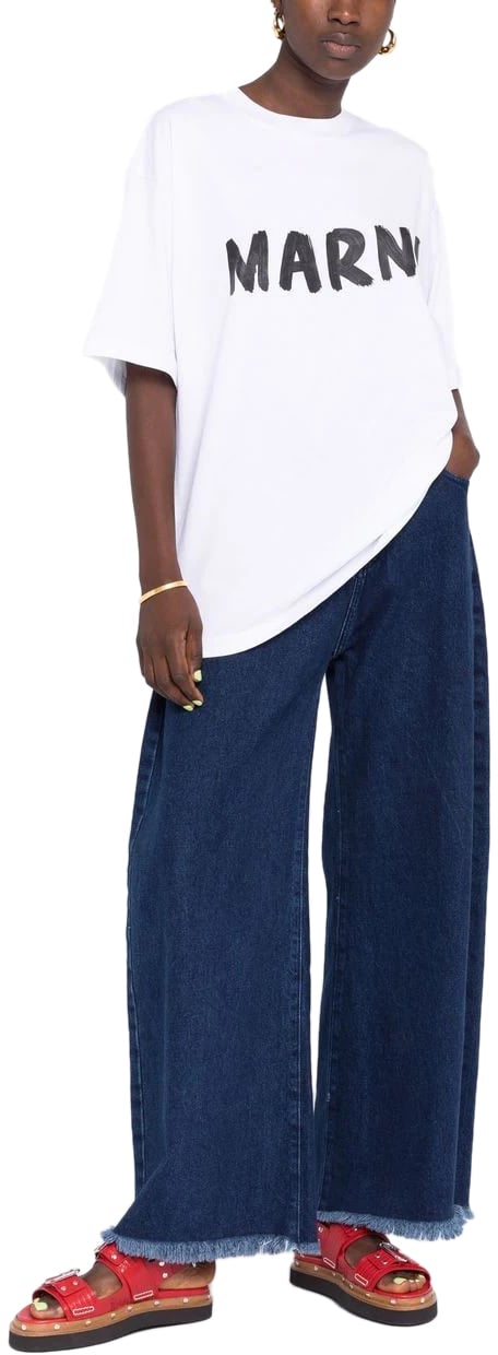 Marni t-shirt white Wit