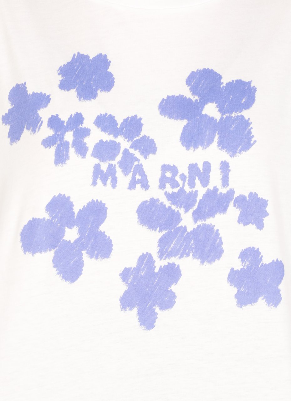 Marni T-Shirts And Polos White Wit