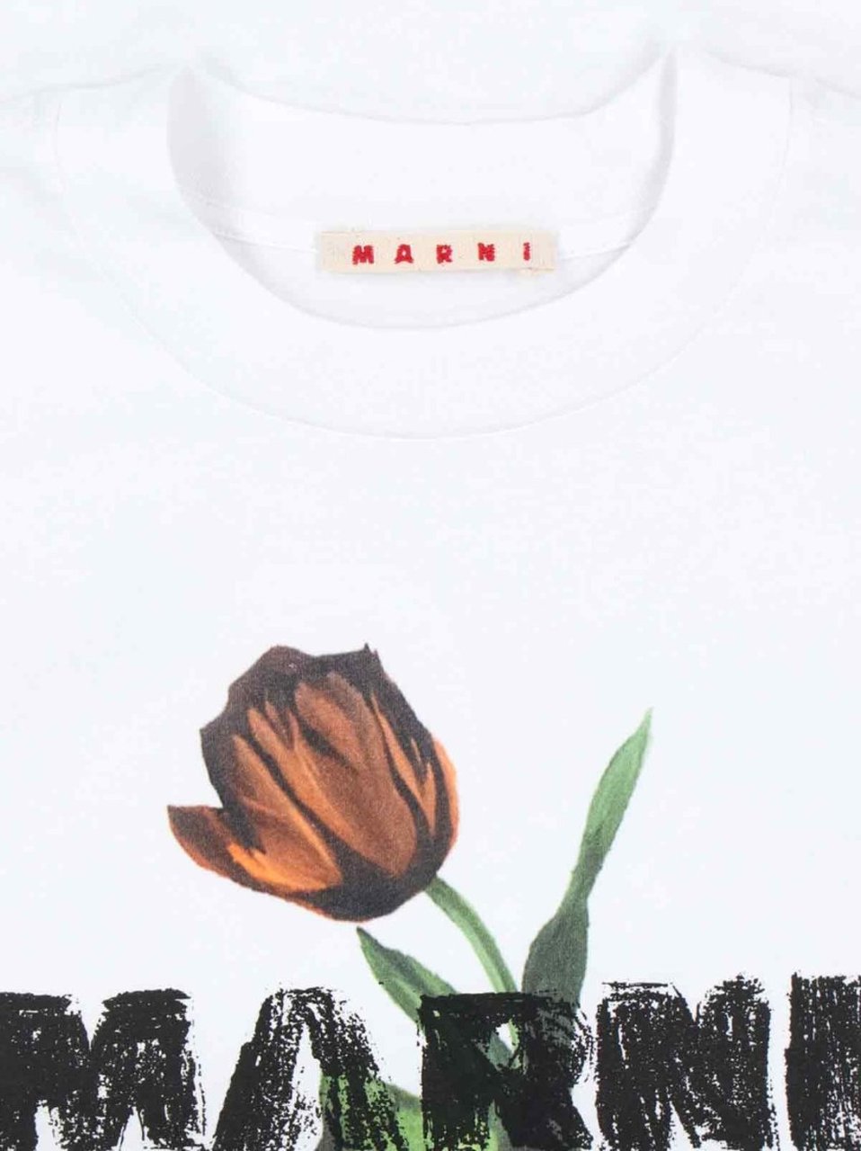 Marni Logo T-Shirt – White Wit